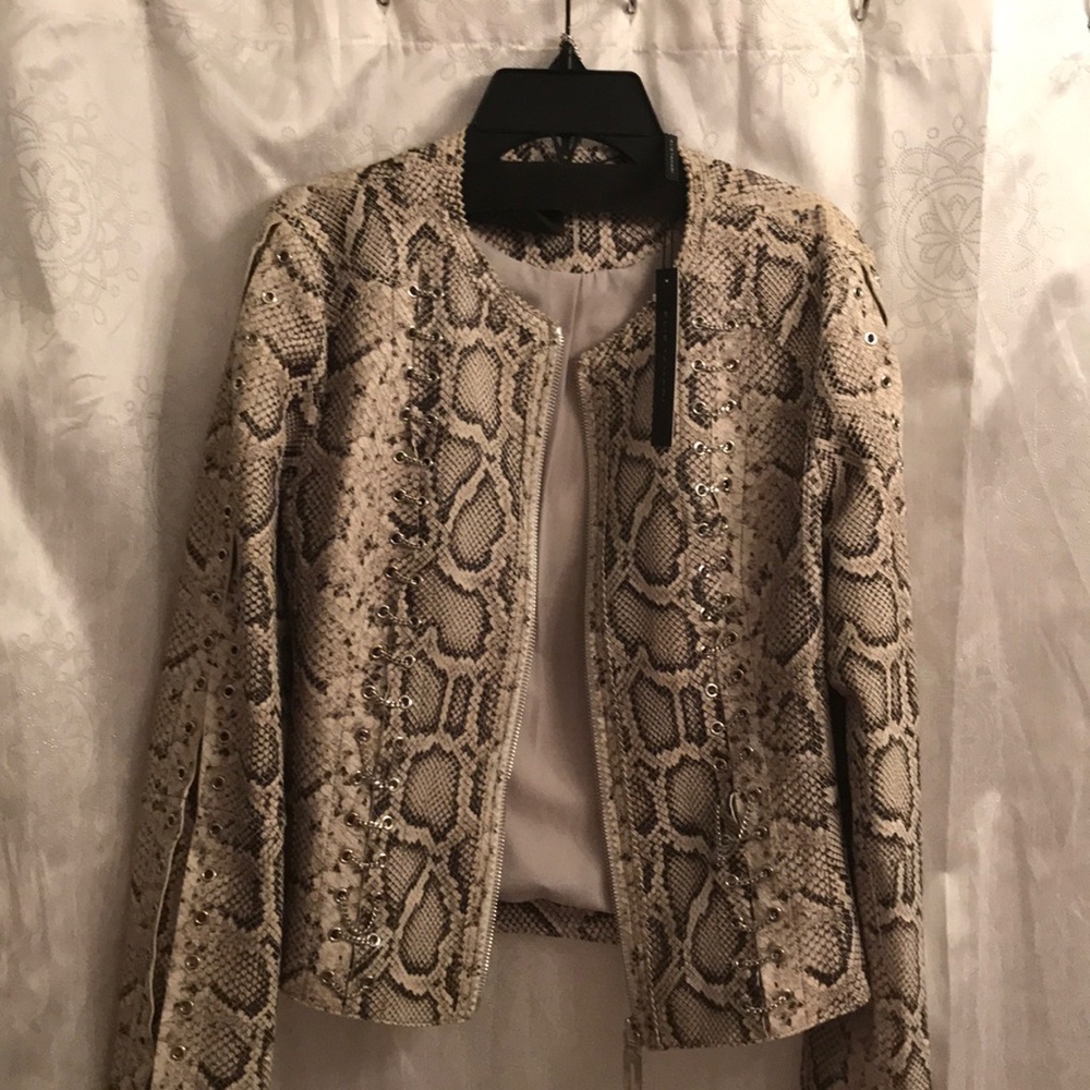 Snake skin jacket